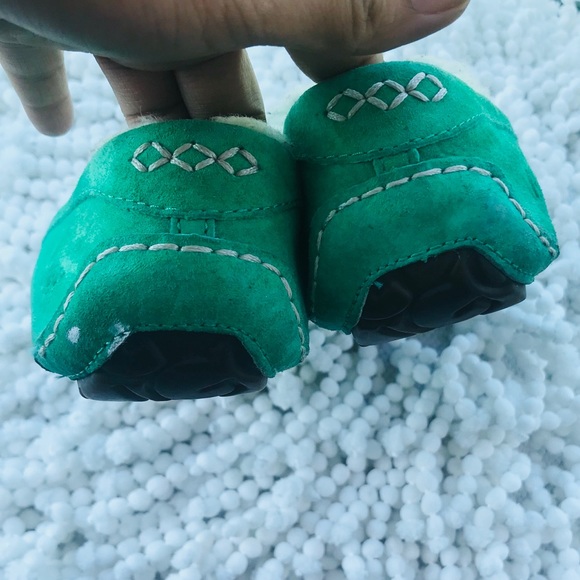 Ugg Ansley womans Teal Slippers Size 7 - Picture 3 of 8